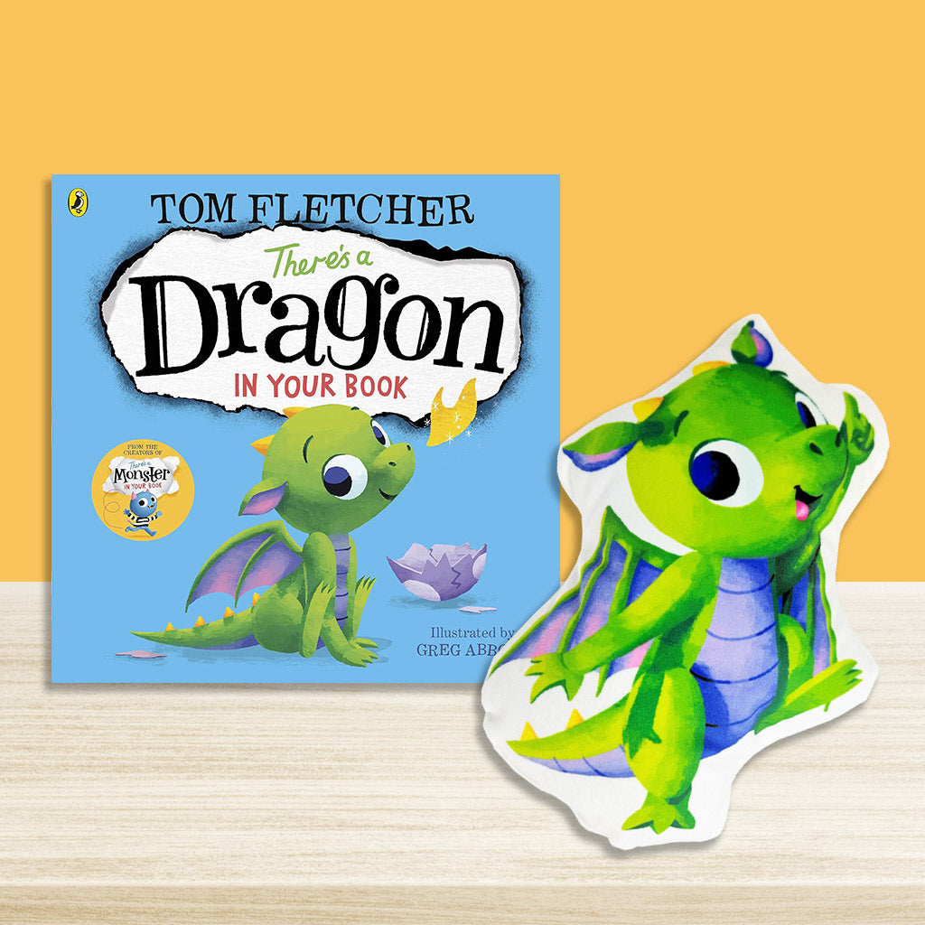 Dragon Book + Shaped Cushion Bundle