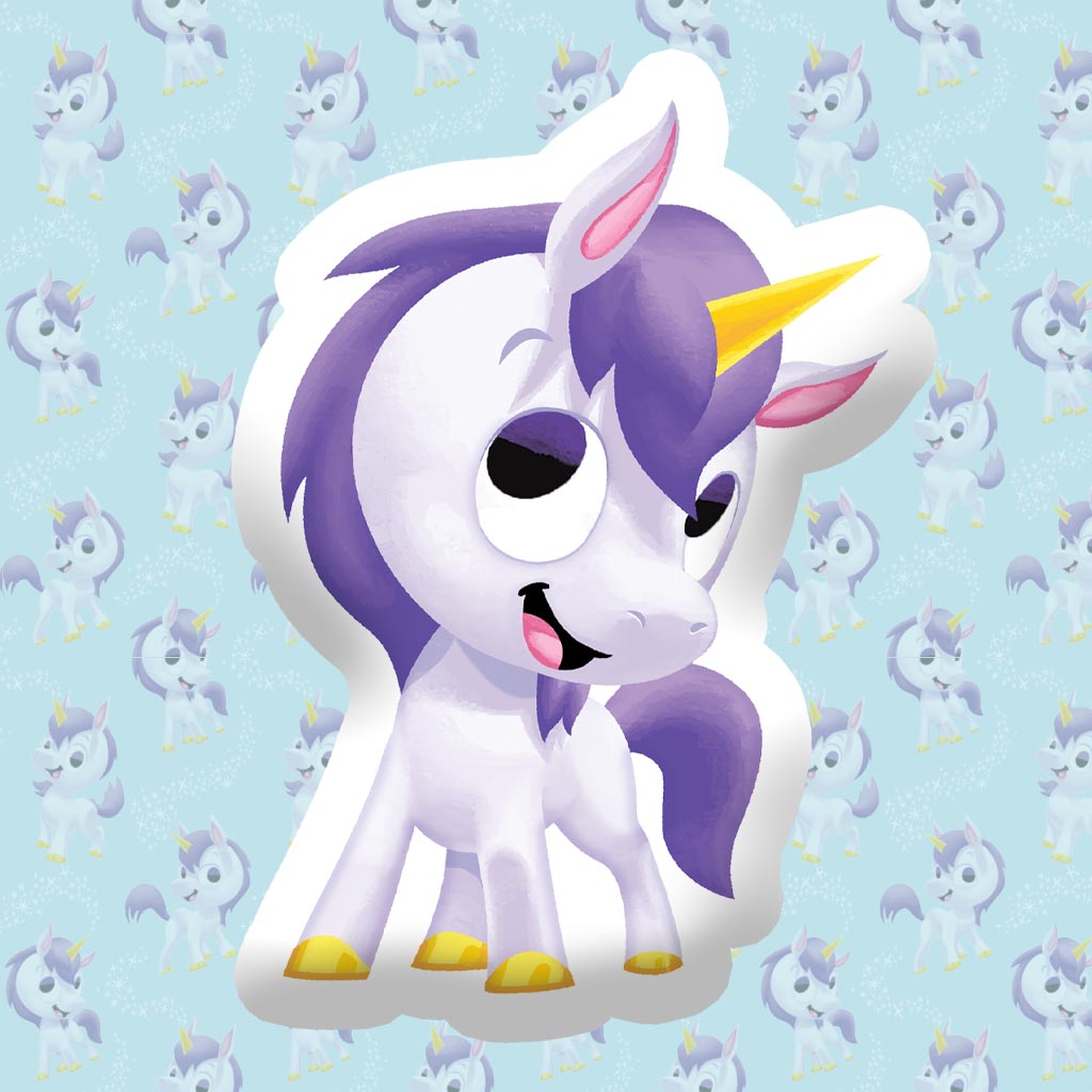 Unicorn Shaped Cushion