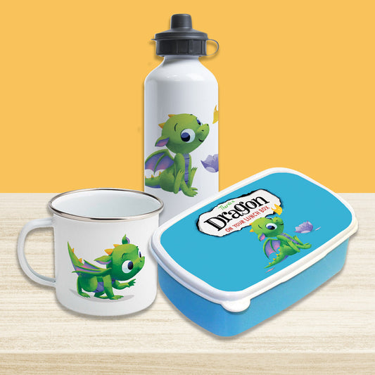 Dragon Mug + Lunch Box + Bottle Bundle