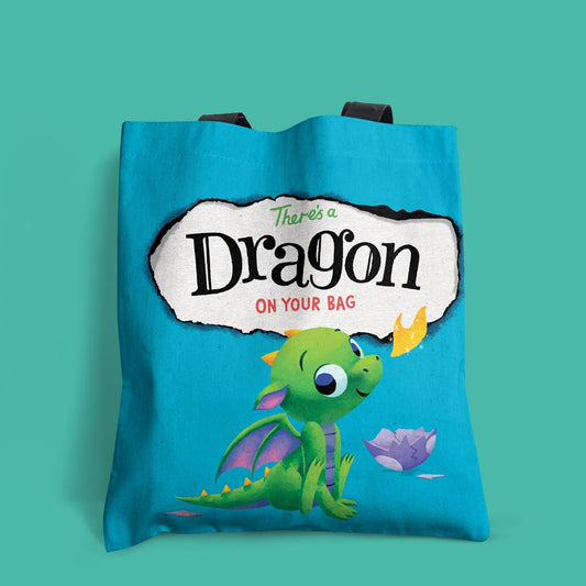 There's a Dragon on Your Personalised Tote Bag