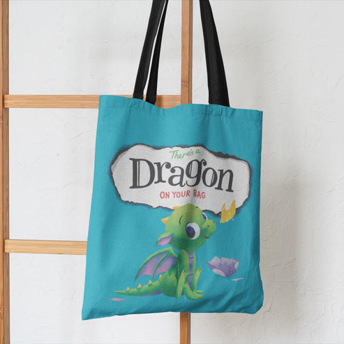 There's a Dragon on Your Personalised Tote Bag