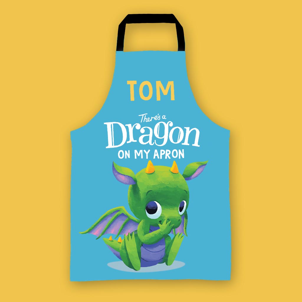 There's a Dragon on My Personalised Apron