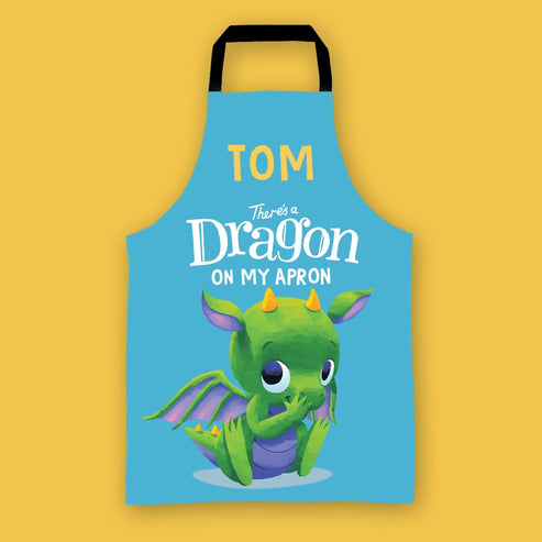 There's a Dragon on My Personalised Apron