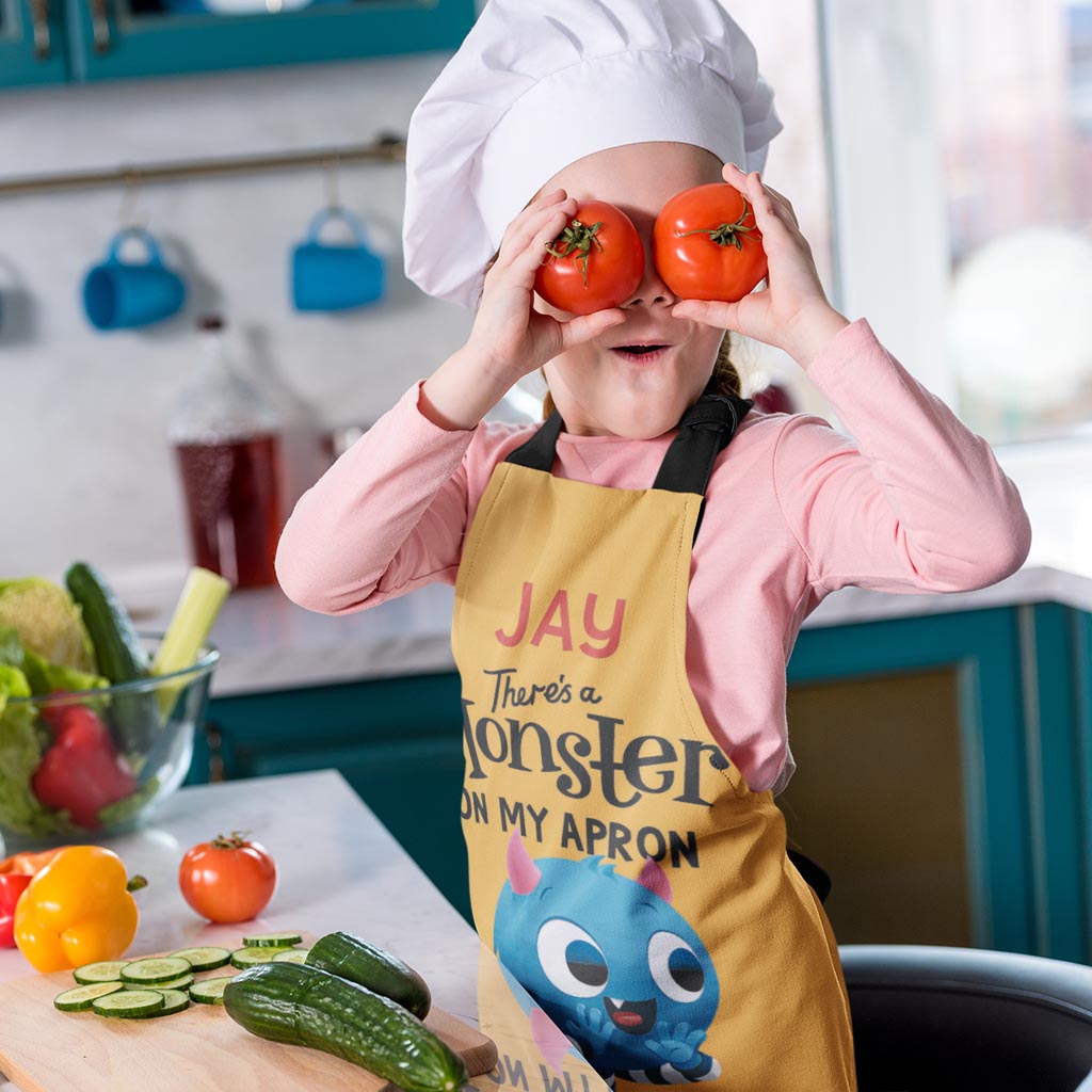 There's a Monster on My Personalised Apron